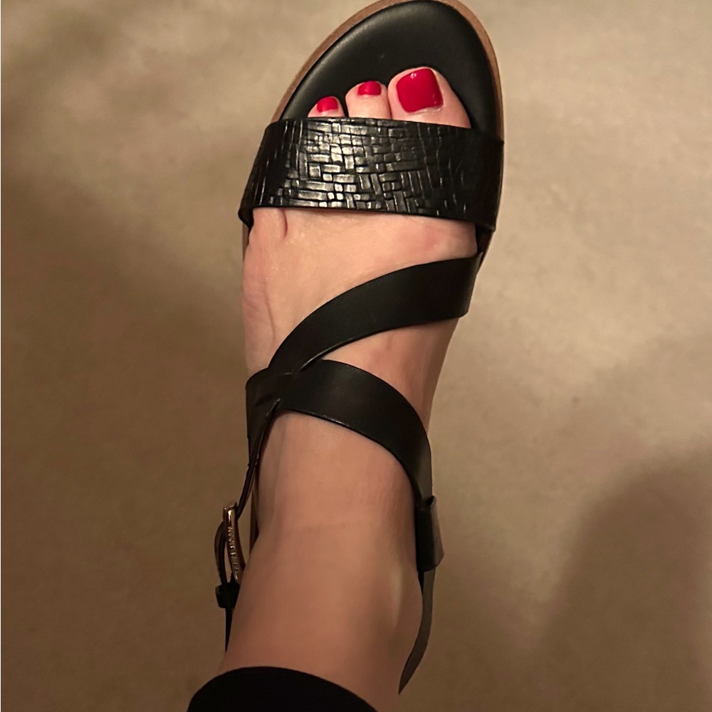 Black Cole Haan sandals